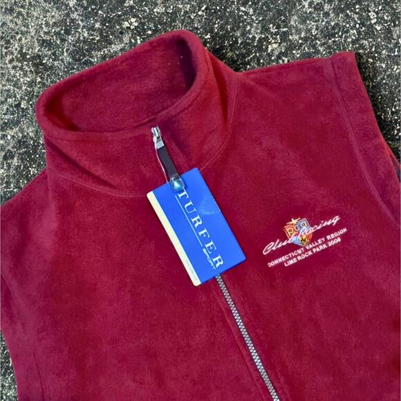 Lime Rock Park 2008 Porsche Club of America Racing Vest Turfer XL NWT Rare - Picture 2 of 7